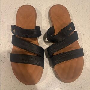 Reef Black Synthetic Sandals